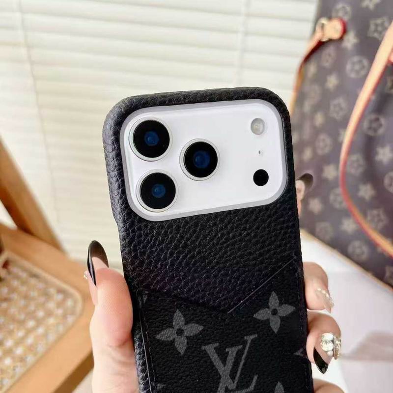 Louis Vuitton Case Card Holder iPhone 12-17 / Pro / Pro Max / Plus / Air for 14-plus