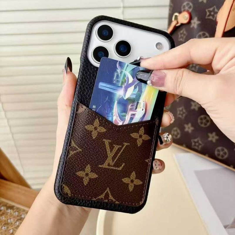 Louis Vuitton Case Card Holder iPhone 12-17 / Pro / Pro Max / Plus / Air for 14-pro