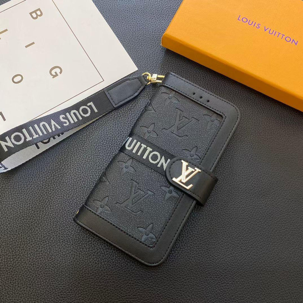 LV iPhone Case Wallet Style For 12 13 14 15 16 Pro Max Plus Series for 11