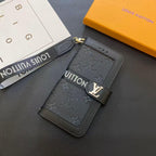 LV iPhone Case Wallet Style For 12 13 14 15 16 Pro Max Plus Series for 11