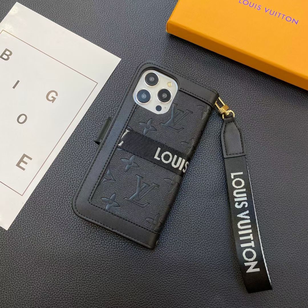LV iPhone Case Wallet Style For 12 13 14 15 16 Pro Max Plus Series for 11-pro-max