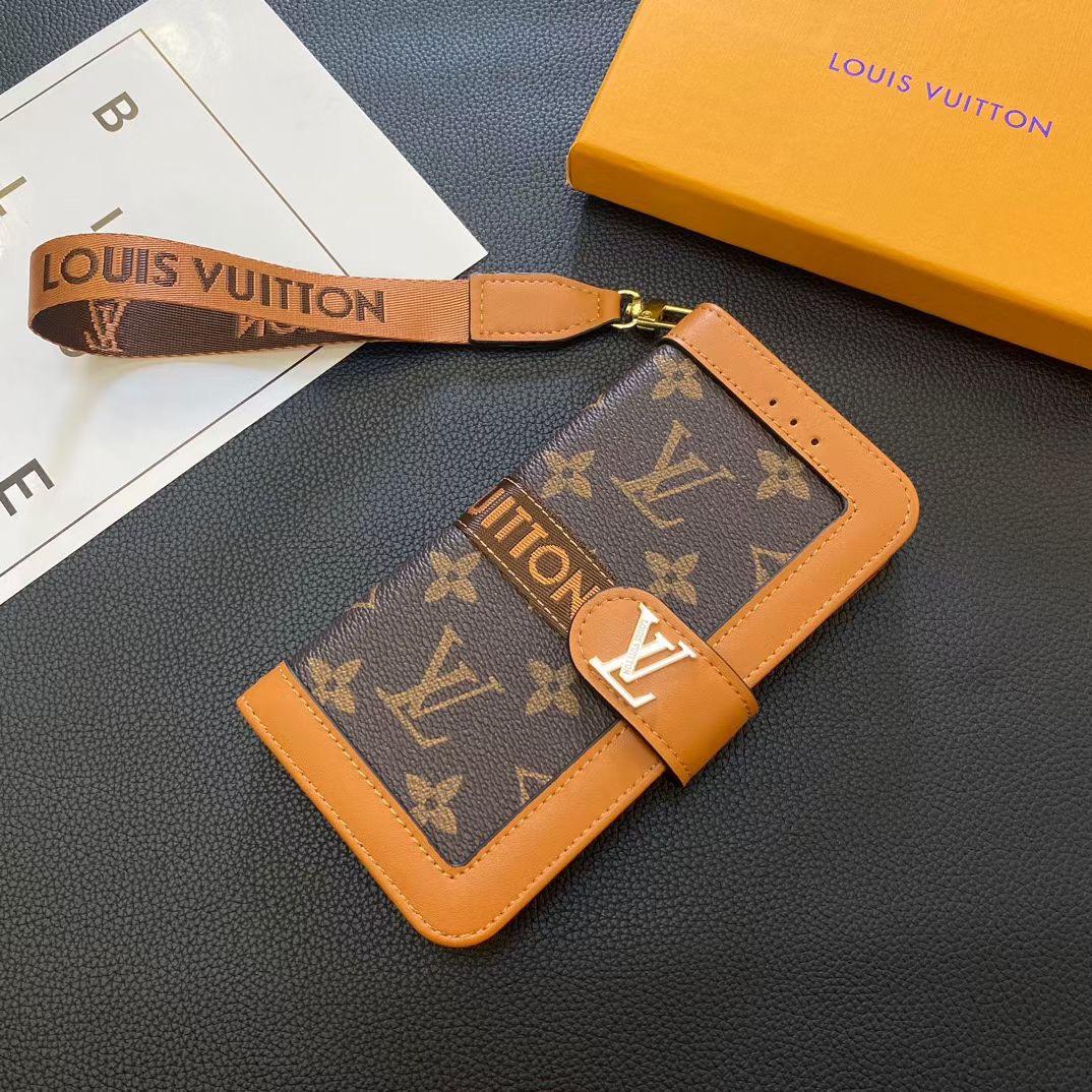 LV iPhone Case Wallet Style For 12 13 14 15 16 Pro Max Plus Series for 11
