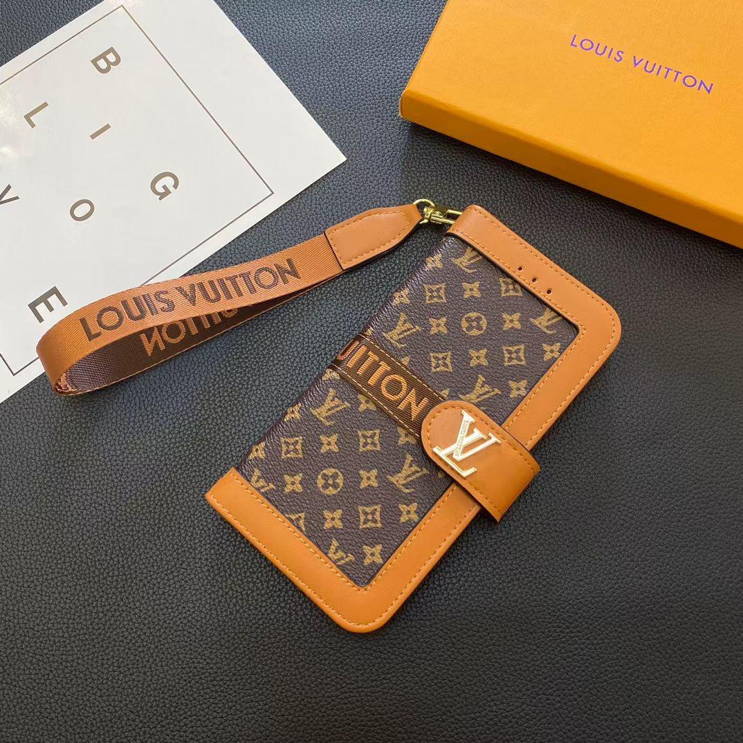 LV iPhone Case Wallet Style For 12 13 14 15 16 Pro Max Plus Series for 11
