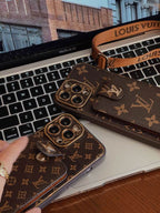 LV Case iPhone 15 Pro Max Detachable Belt Crossbody Style for 12-pro-max
