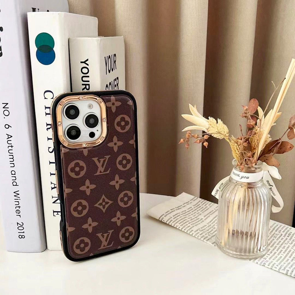 Monogram Luxury LV iPhone Case For 13-16 Pro Max for iphone-15