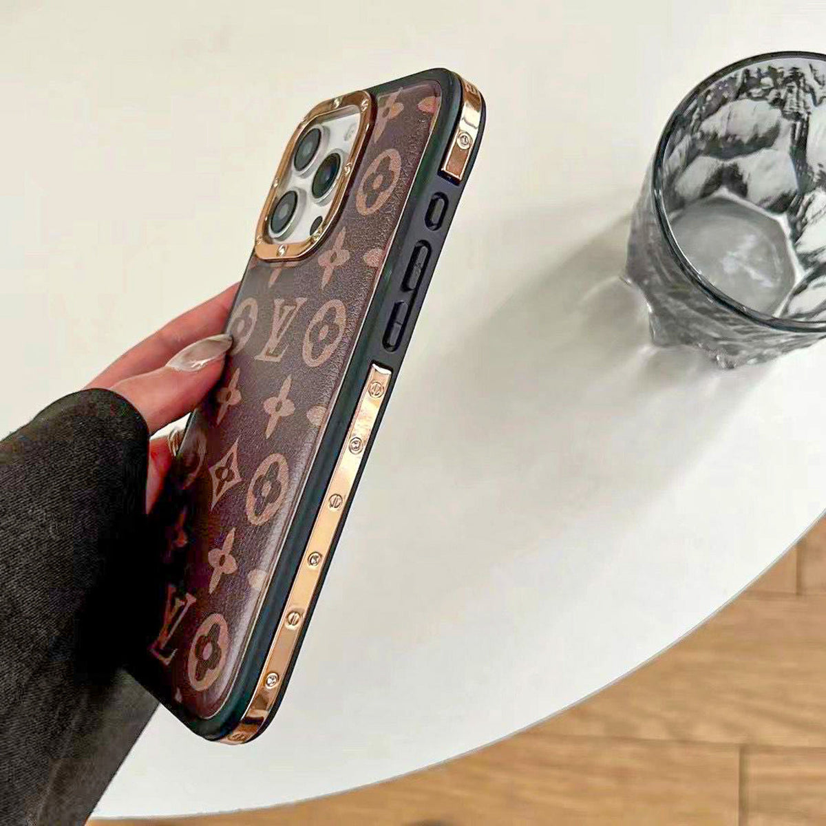 Monogram Luxury LV iPhone Case For 13-16 Pro Max for iphone-13-pro