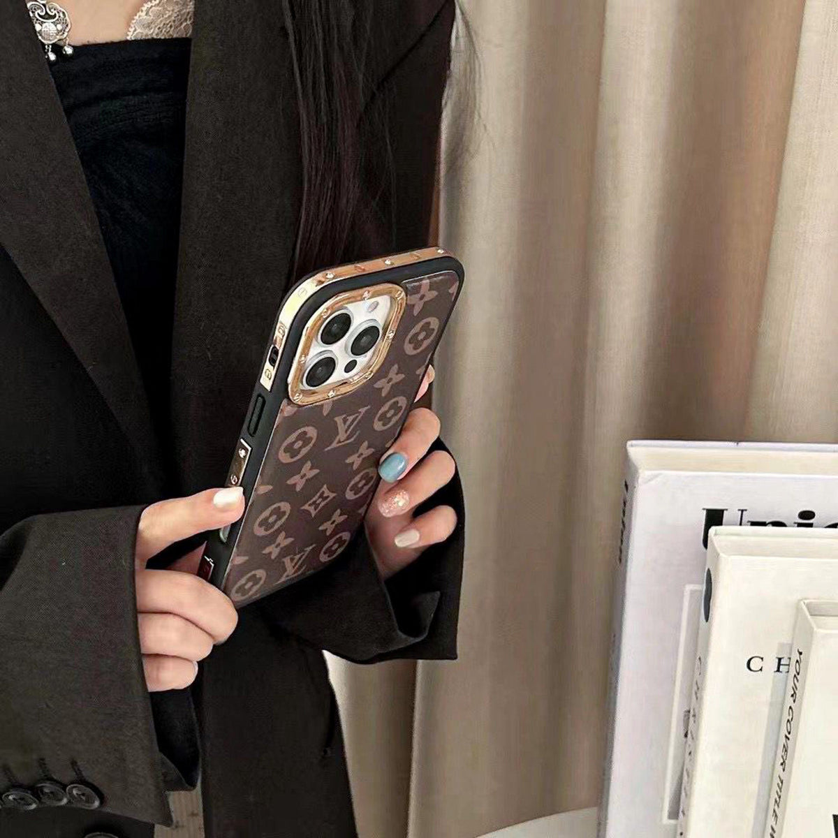 Monogram Luxury LV iPhone Case For 13-16 Pro Max for iphone-13-pro-max