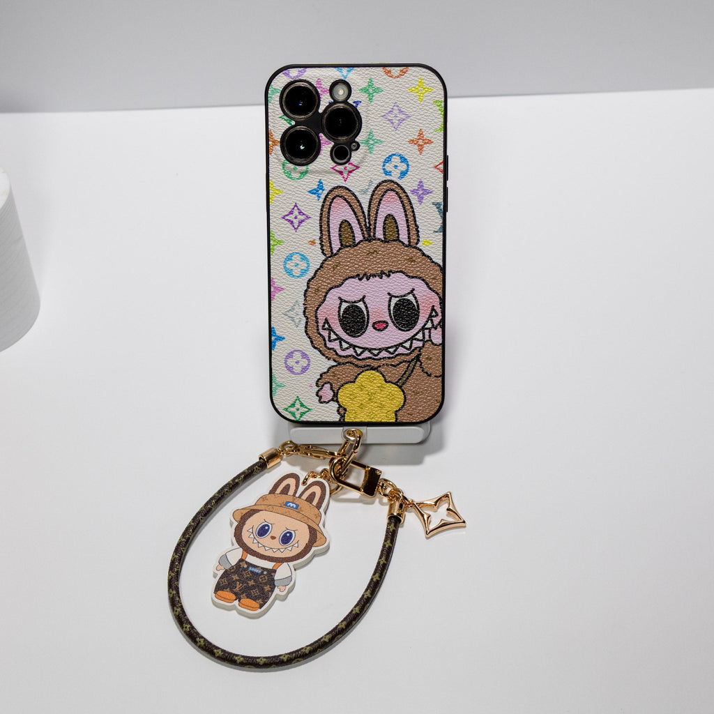 Labubu Big Face LV iPhone Case For 13 – 16 Pro Max Series for 13-pro