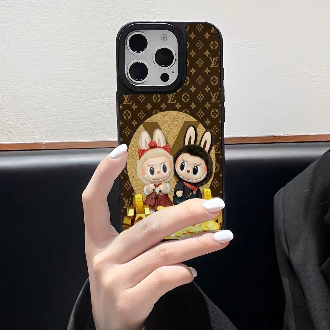Labubu Phone Case LV Collaboration For 13-16 Pro Max for iphone-14-pro-max