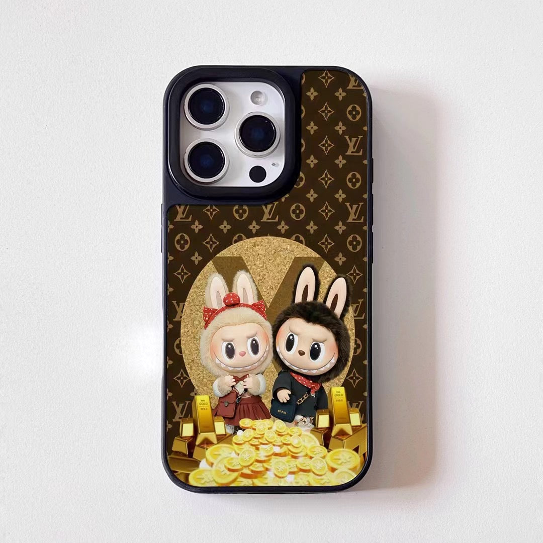 Labubu Phone Case LV Collaboration For 13-16 Pro Max for iphone-13