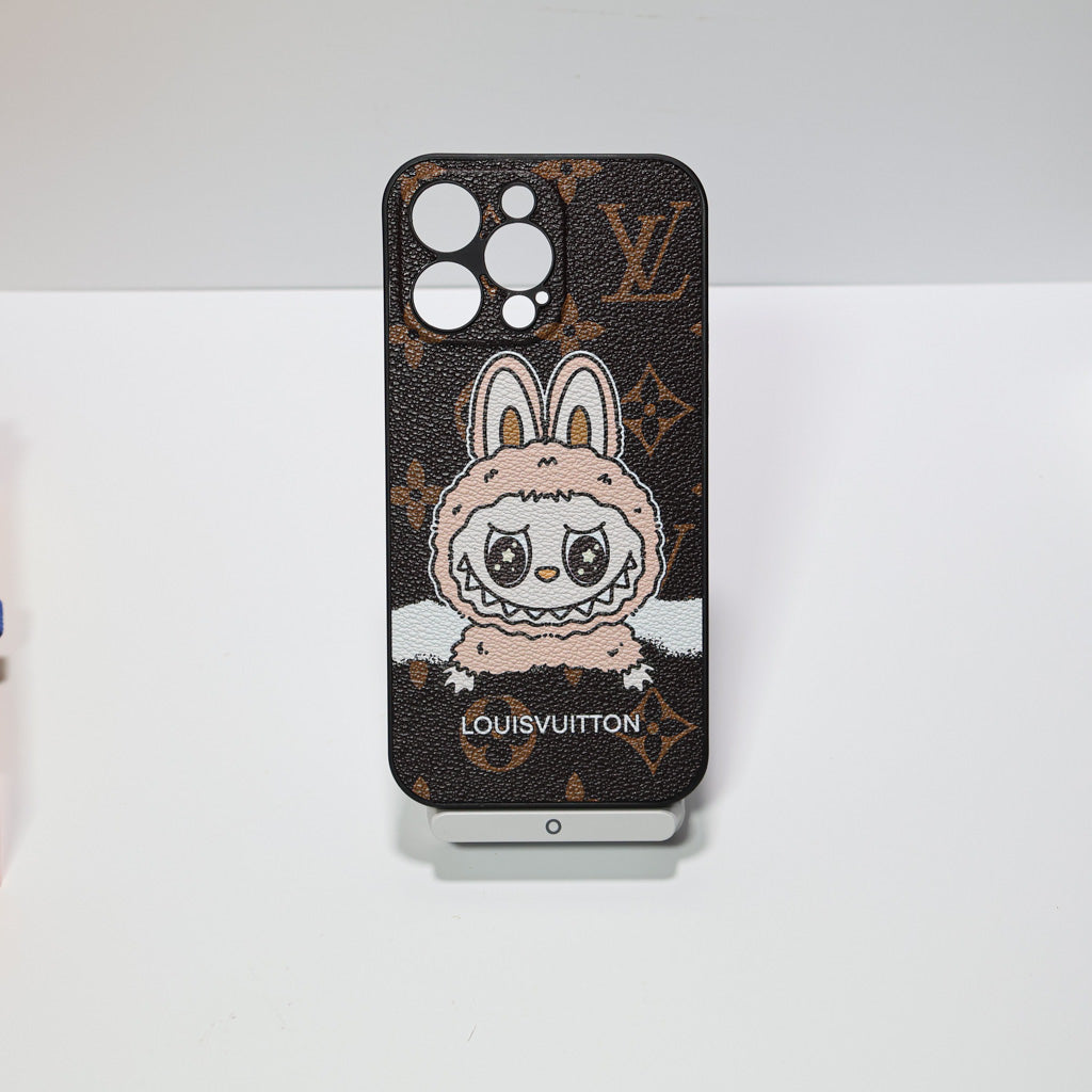 Labubu Big Face LV iPhone Case For 13 – 16 Pro Max Series for 13-pro