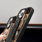 Labubu iPhone Case Brown Monogram For 13-16 Pro Max for iphone-13-pro-max