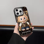 Labubu iPhone Case Brown Monogram For 13-16 Pro Max for iphone-13-pro
