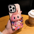 Labubu 3D Print iPhone Case MagSafe For 12-16 Pro Max Plus