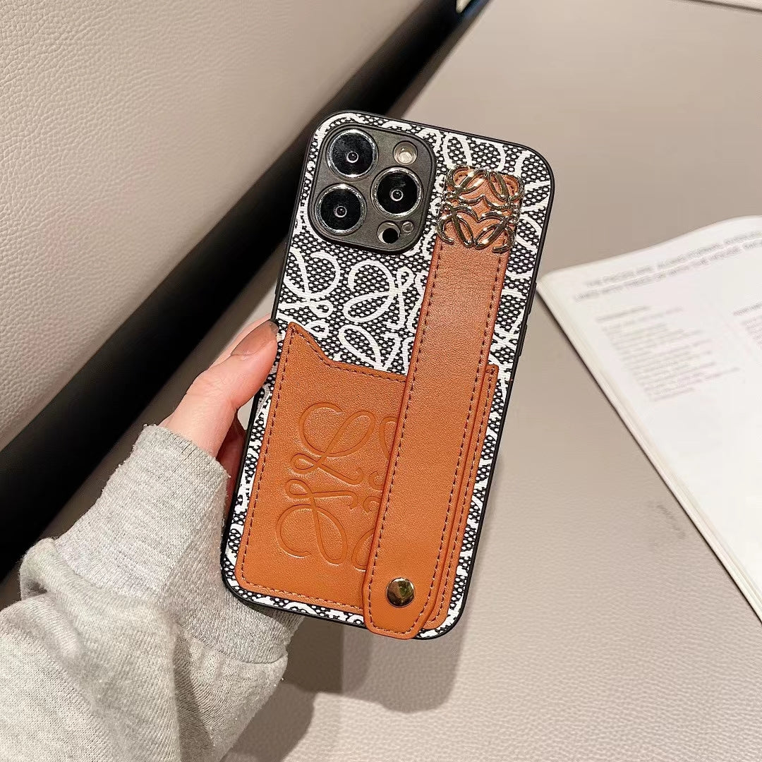 Loewe Phone Case Hand Strap Card Holder For I Pro Max Plus for 12-pro