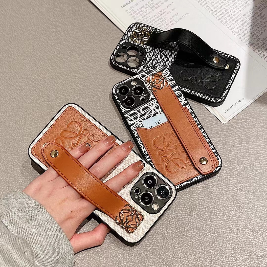 Loewe Phone Case Hand Strap Card Holder For I Pro Max Plus for 12-pro