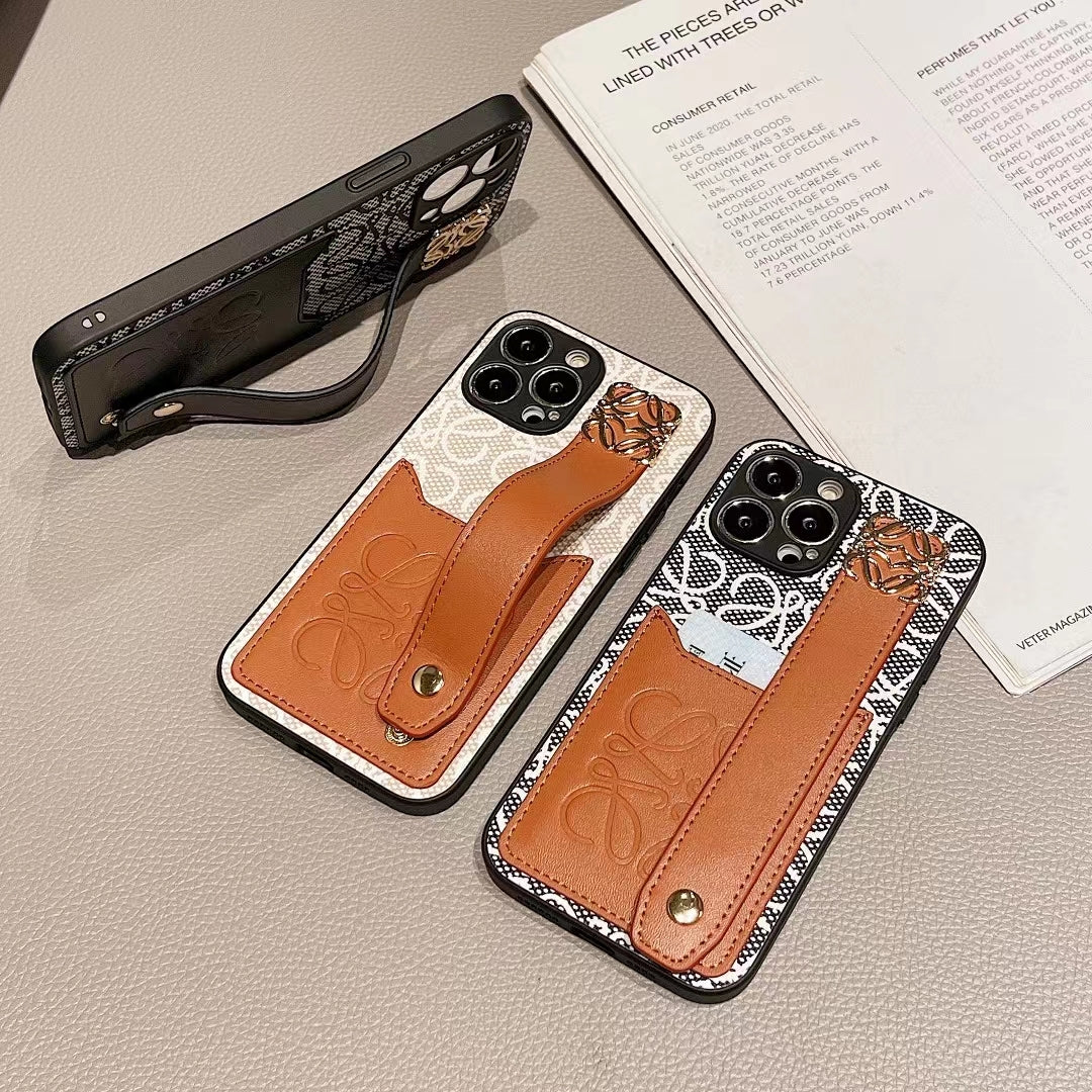 Loewe Phone Case Hand Strap Card Holder For I Pro Max Plus for 12