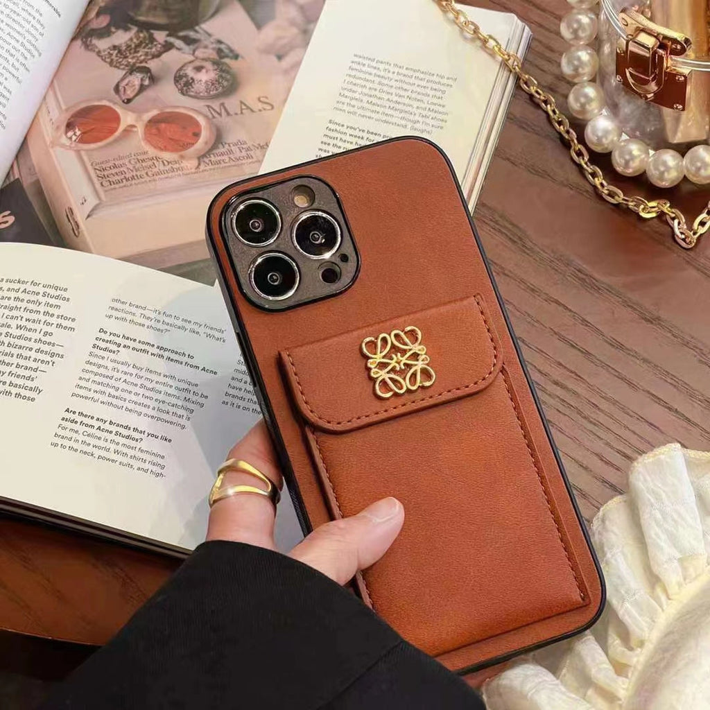 Loewe iPhone Case Card Holder Leather For I Pro Max for 12