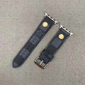 Black Checkered Luxury Apple Watch Band for 38mm-40mm-41mm