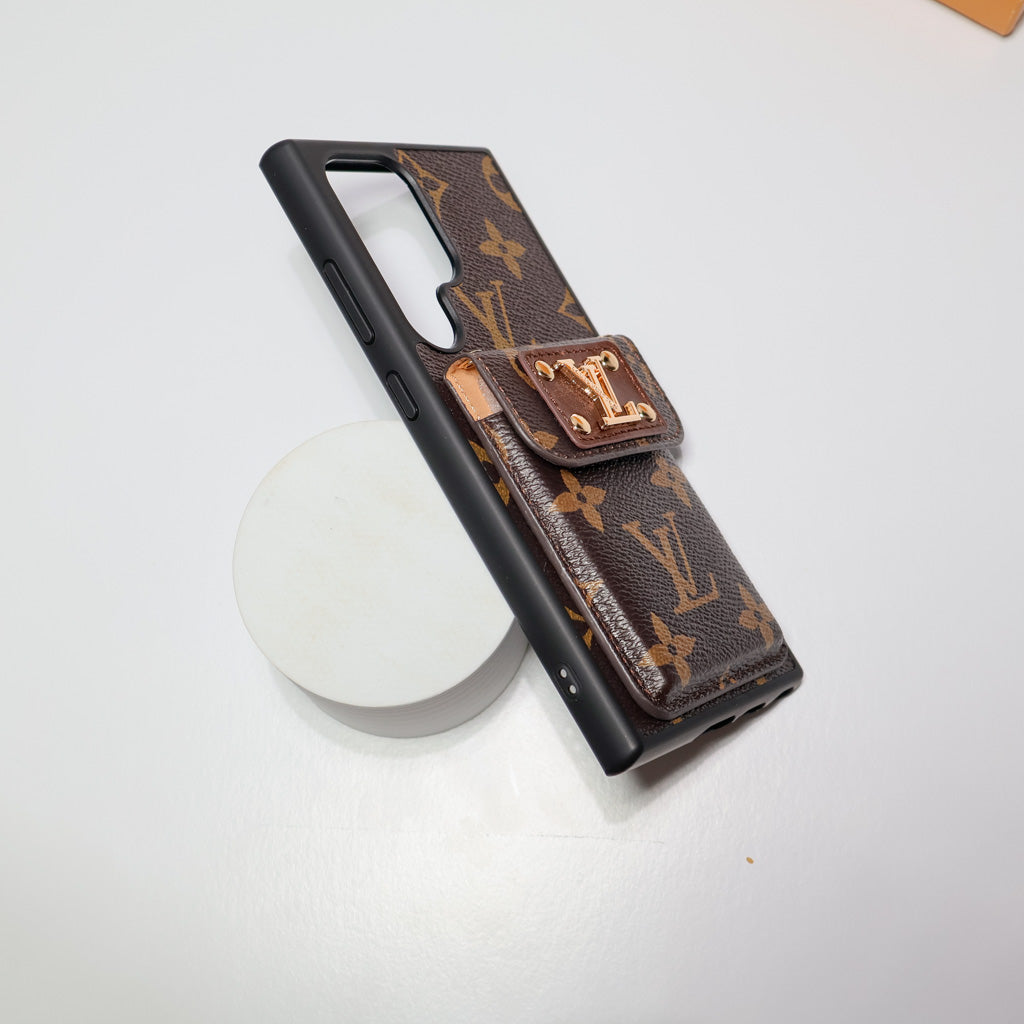 Monogram Louis Vuitton Phone Case For Samsung Galaxy S22 23 24 25 26 Ultra Plus for s23-ultra
