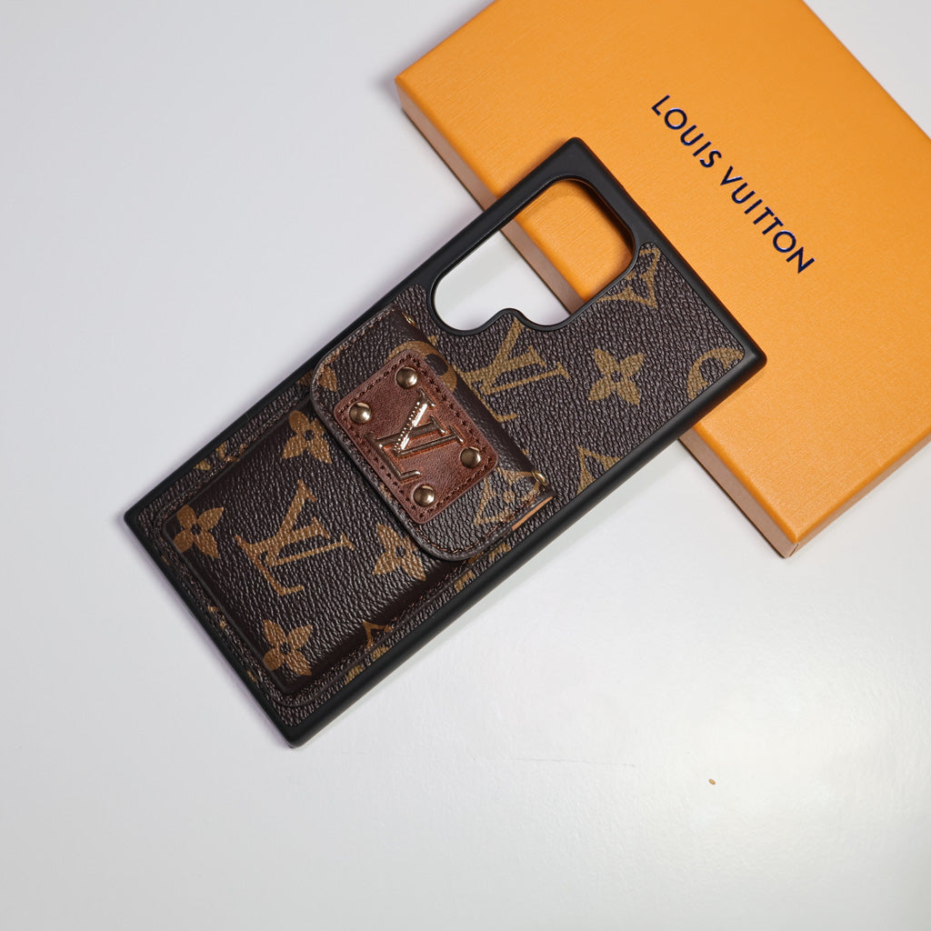 Monogram Louis Vuitton Phone Case For Samsung Galaxy S22 23 24 25 26 Ultra Plus for s23
