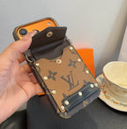 Louis Vuitton Card Holder Phone Case Crossbody 12-17 / Pro / Pro Max / Plus for 12-pro-max