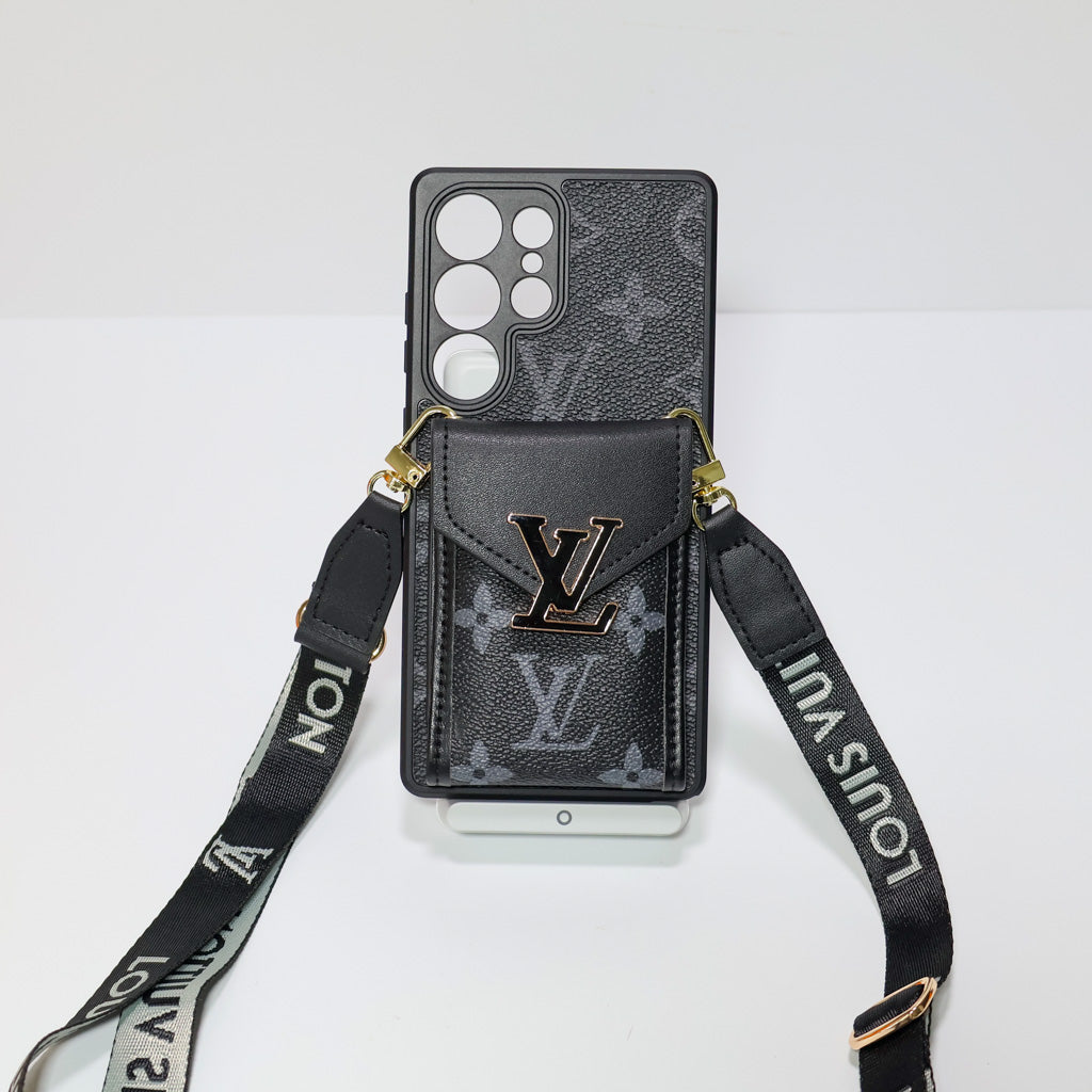 LV Samsung Galaxy Crossbody Phone Case For S22-26 Ultra Plus for s22-plus