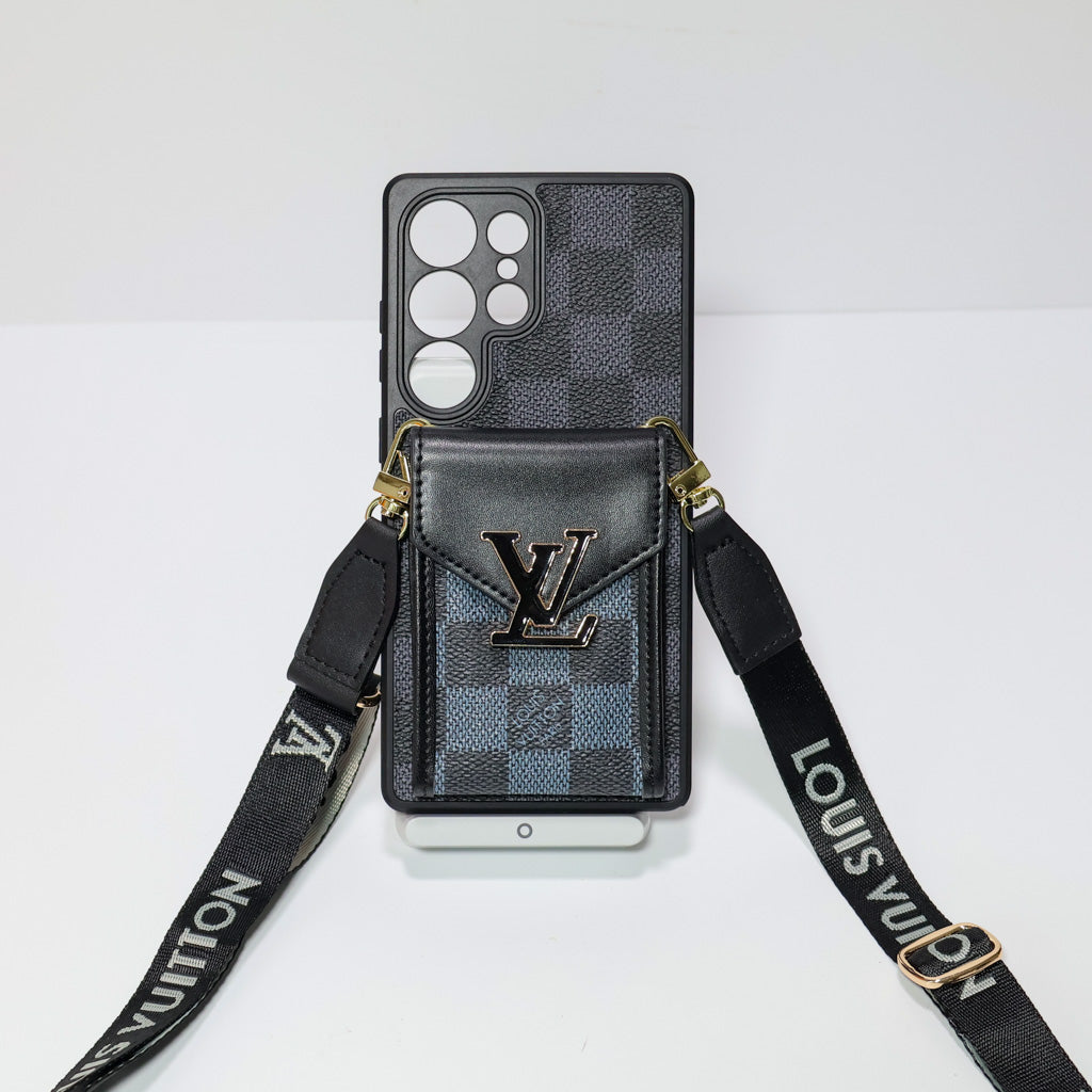 LV Samsung Galaxy Crossbody Phone Case For S22-26 Ultra Plus for s22-plus