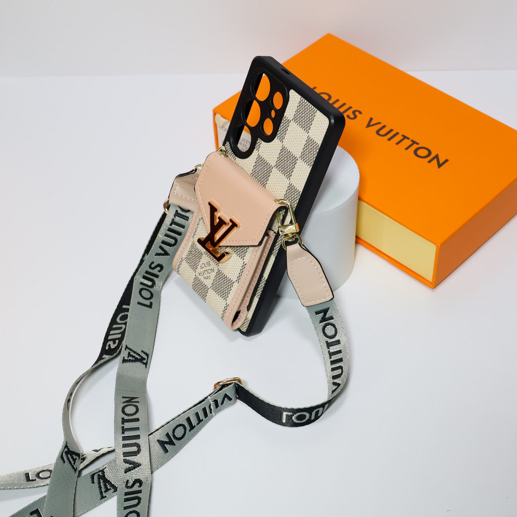 LV Samsung Galaxy Crossbody Phone Case For S22-26 Ultra Plus