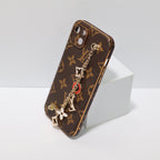 Ornament Luxury Hand Strap Phone Case For 12-16 Pro Max Plus for 14