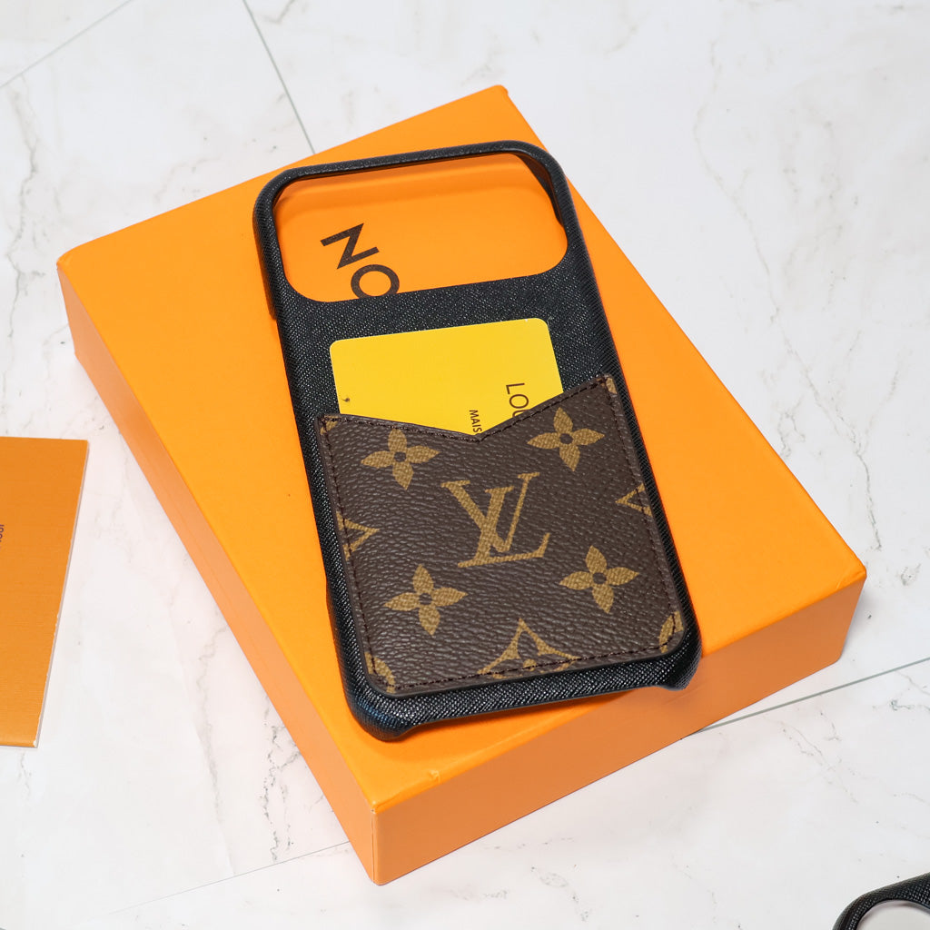 Louis Vuitton Case Card Holder iPhone 12-17 / Pro / Pro Max / Plus / Air for 14