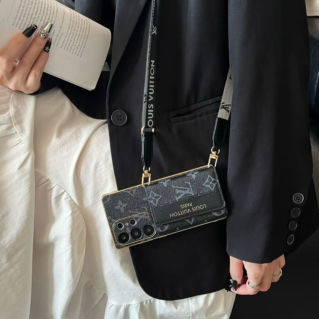 Luxury Style Samsung Galaxy Phone Case S22-S26 Plus Ultra Crossbody for s22-plus