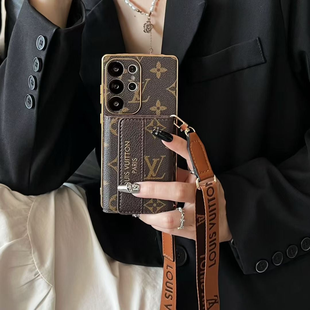 Luxury Style Samsung Galaxy Phone Case S22-S26 Plus Ultra Crossbody for s22-plus