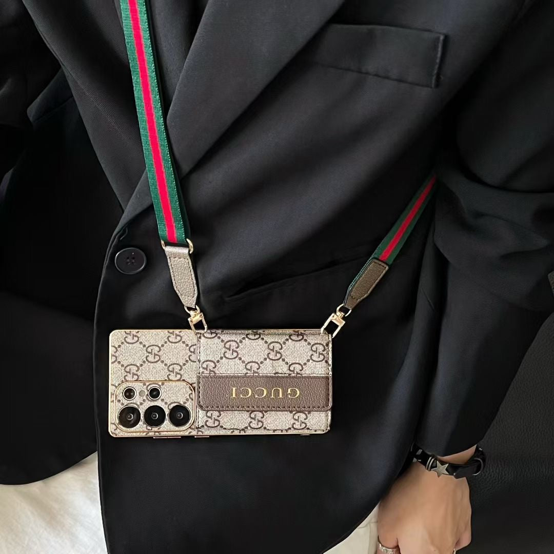 Luxury Style Samsung Galaxy Phone Case S22-S26 Plus Ultra Crossbody for s22-plus