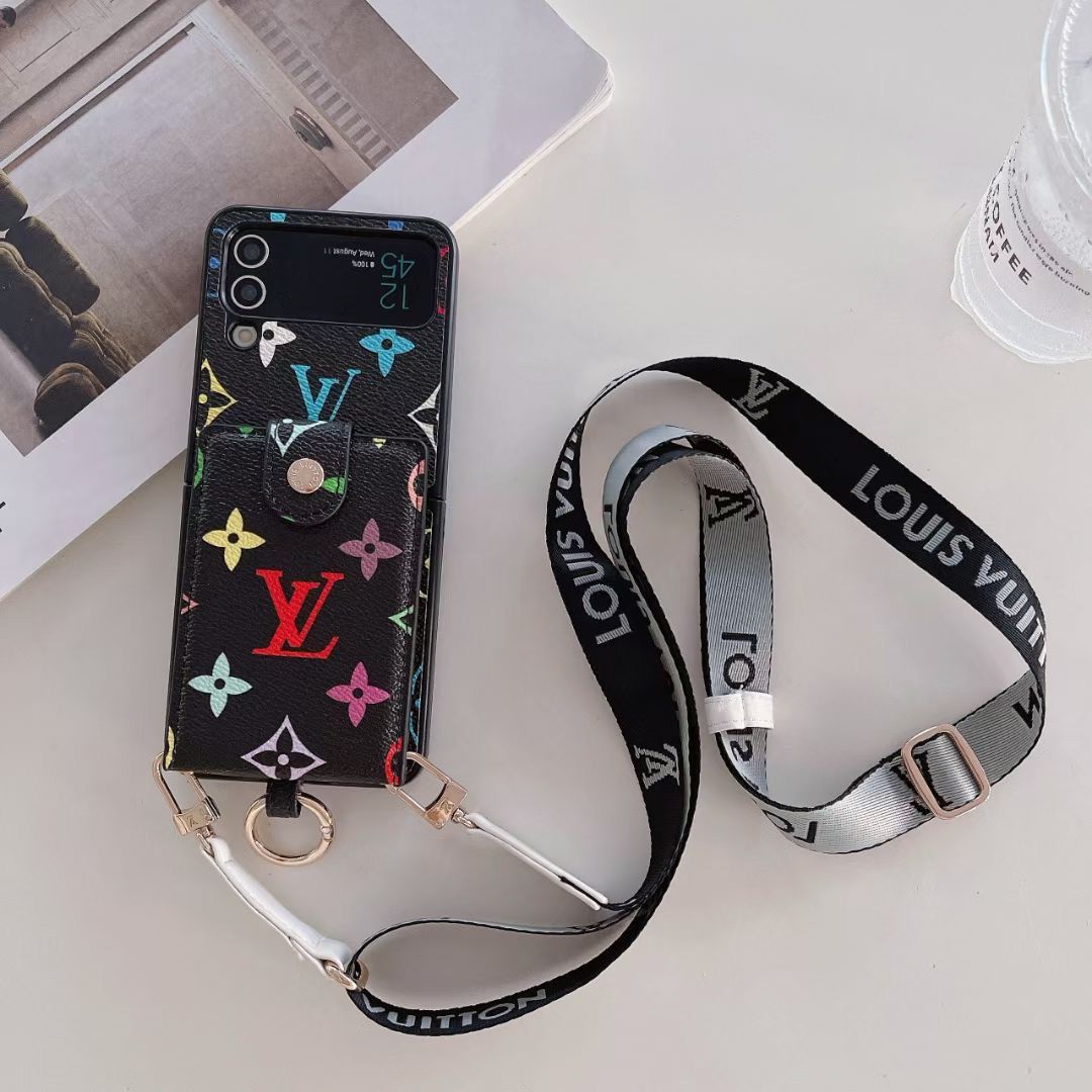LV Phone Case Z Flip 3 4 5 6 7 Samsung Galaxy for z-flip-4