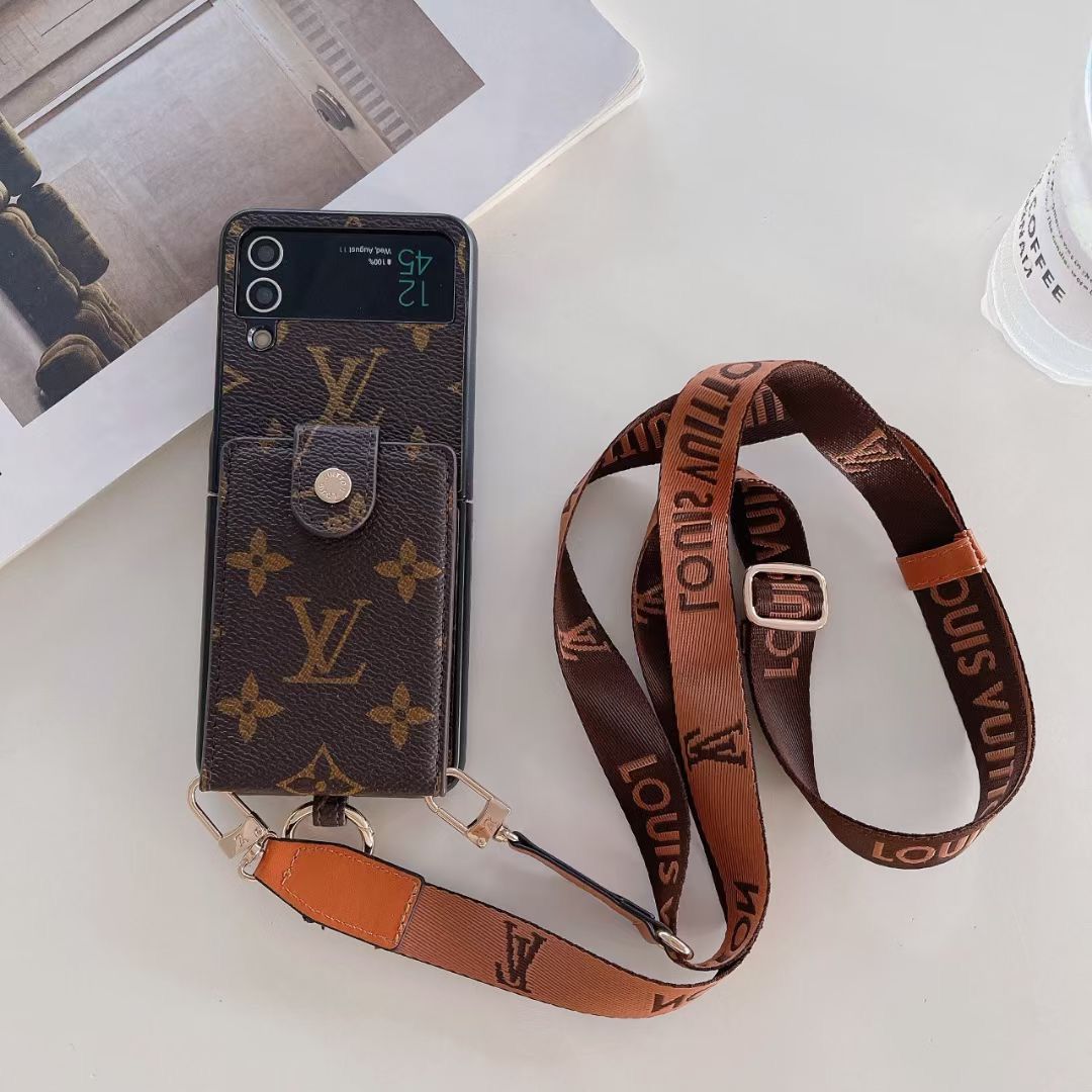 LV Phone Case Z Flip 3 4 5 6 7 Samsung Galaxy for z-flip-3