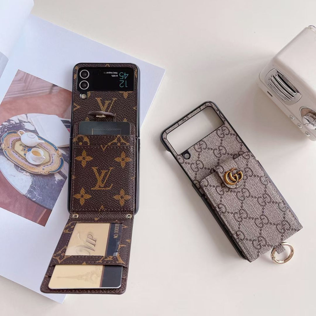 LV Phone Case Z Flip 3 4 5 6 7 Samsung Galaxy for z-flip-3