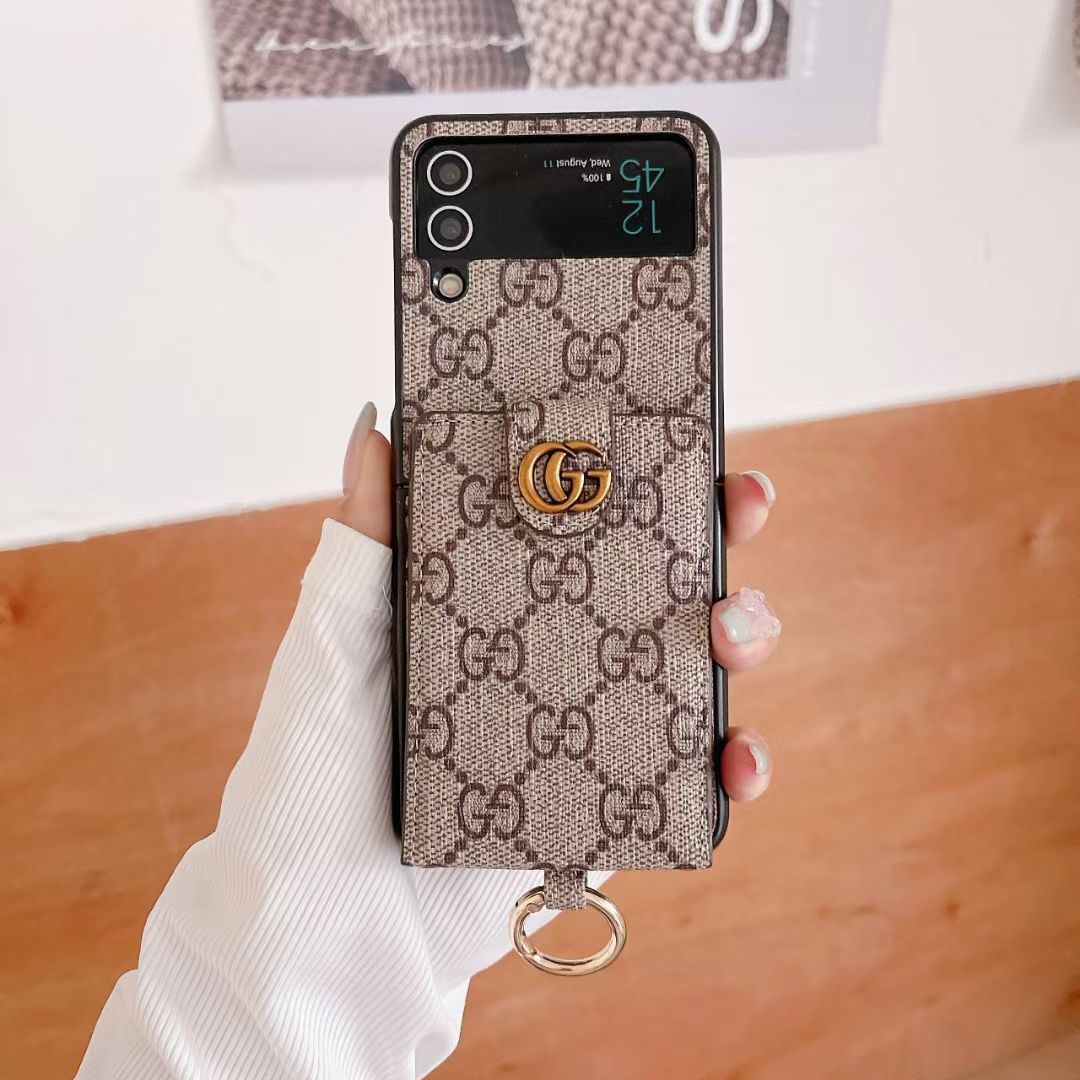 LV Phone Case Z Flip 3 4 5 6 7 Samsung Galaxy for z-flip-4