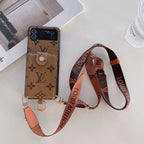 LV Phone Case Z Flip 3 4 5 6 7 Samsung Galaxy for z-flip-4