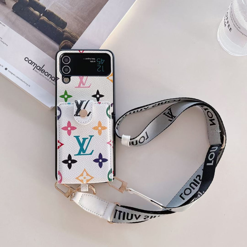 LV Phone Case Z Flip 3 4 5 6 7 Samsung Galaxy for z-flip-4