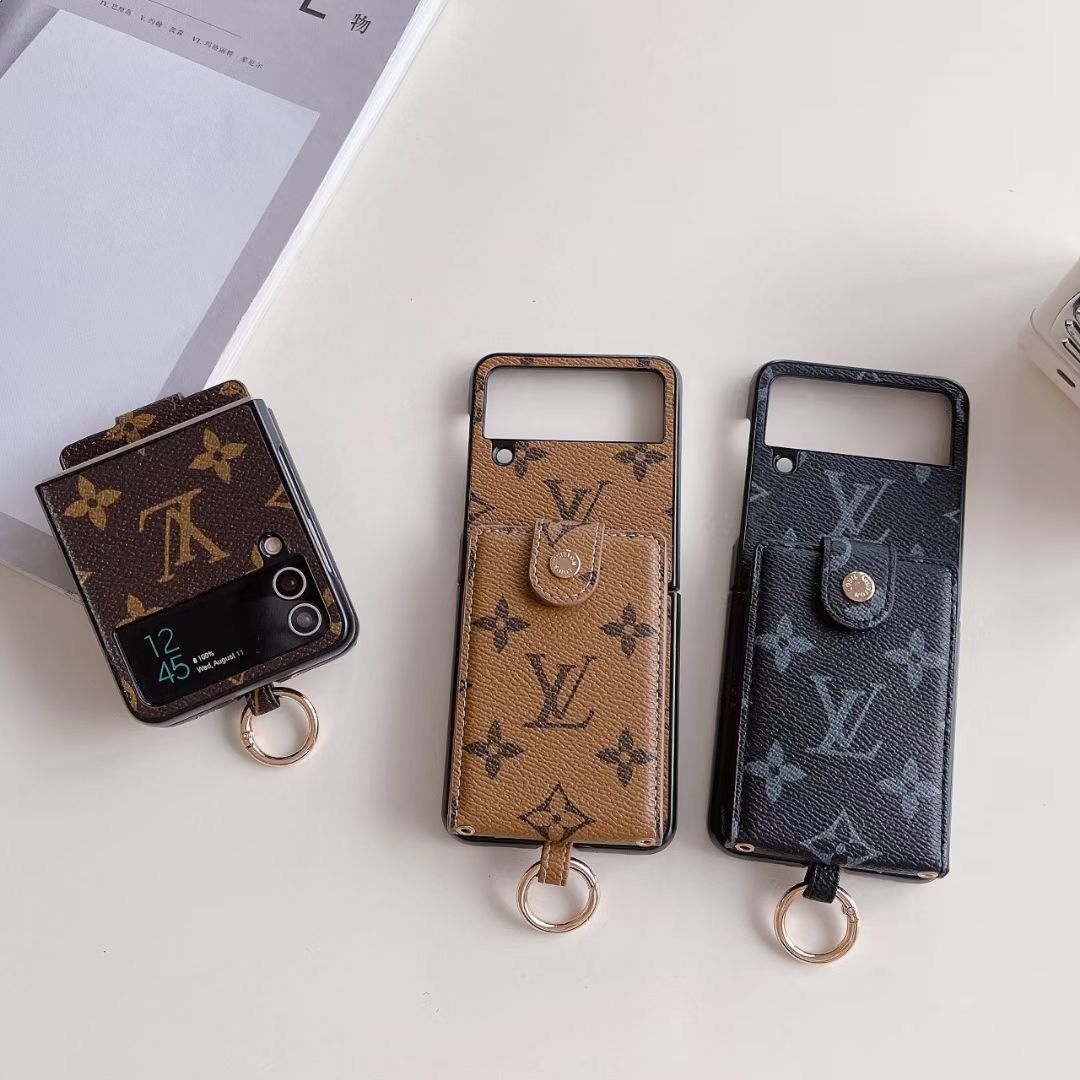 LV Phone Case Z Flip 3 4 5 6 7 Samsung Galaxy for z-flip-3