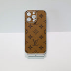 Electroplated LV Phone Case For 13-16 Pro Max Plus