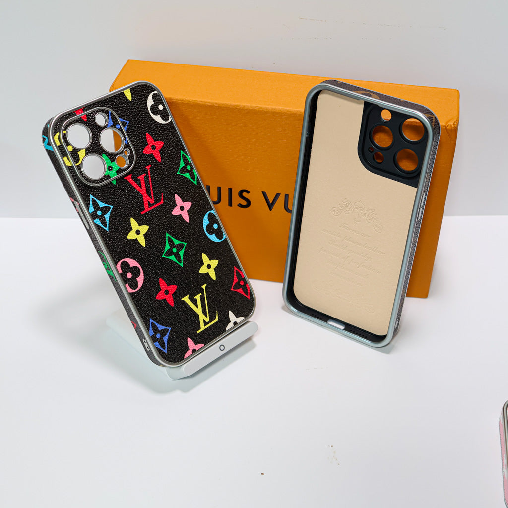 Electroplated LV Phone Case For 13-16 Pro Max Plus