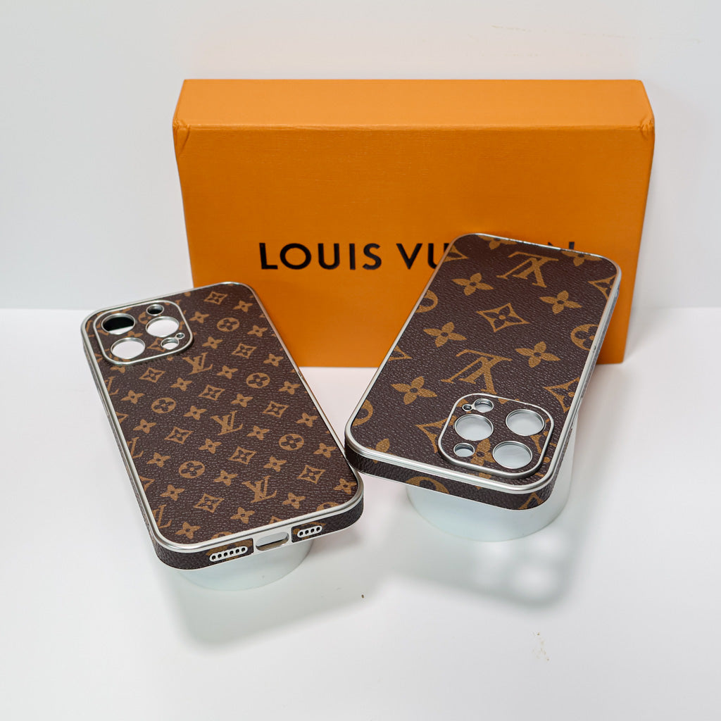 Electroplated LV Phone Case For 13-16 Pro Max Plus