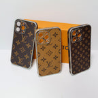 Electroplated LV Phone Case For 13-16 Pro Max Plus