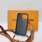 Crossbody LV Phone Case Cardholder Wallet For 12-16 Pro Max Plus for 12-pro