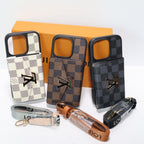 Crossbody LV Phone Case Cardholder Wallet For 12-16 Pro Max Plus