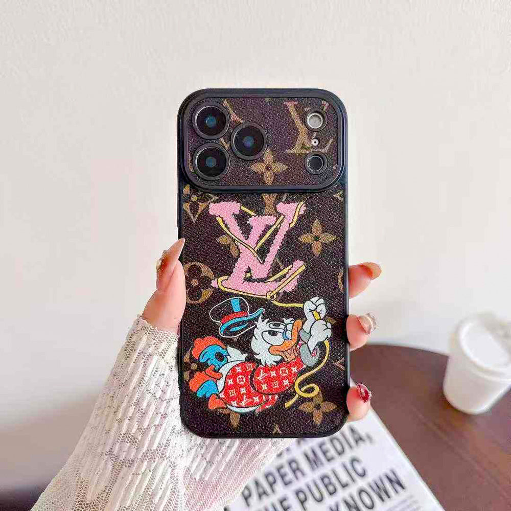 Multicolor Monogram LV Case iPhone 13-17 / Pro / Pro Max for 13-pro