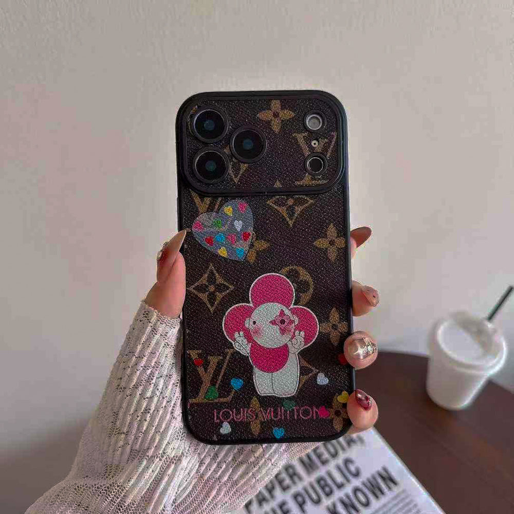 Multicolor Monogram LV Case iPhone 13-17 / Pro / Pro Max for 13-pro