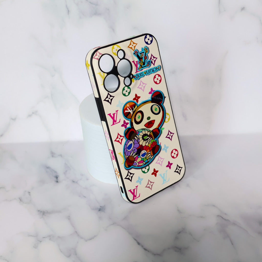 LV Rainbow iPhone Case Panda Monogram for 12-pro-max
